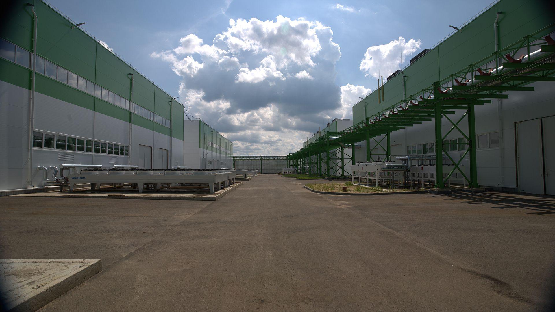 Слайд 1: Заказчик строительства - ООО "ТК "Овощи Черноземья", генеральный подрядчик «Агростройподряд». ООО "ТК "Овощи Черноземья"...