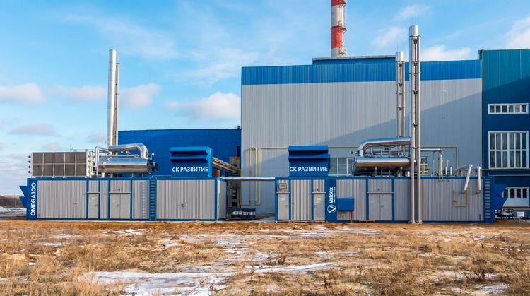 Газопоршневая установка JenbacherJMS 612 в контейнерном энергоцентре 6 МВт