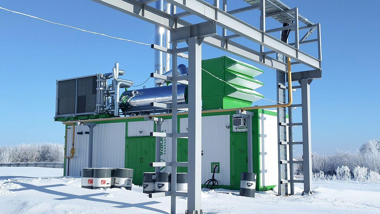 Слайд 2: Оборудование энергоцентра смонтировано в цельносварном, утепленном, шумопоглощающем контейнере. Это решение обладает клю...